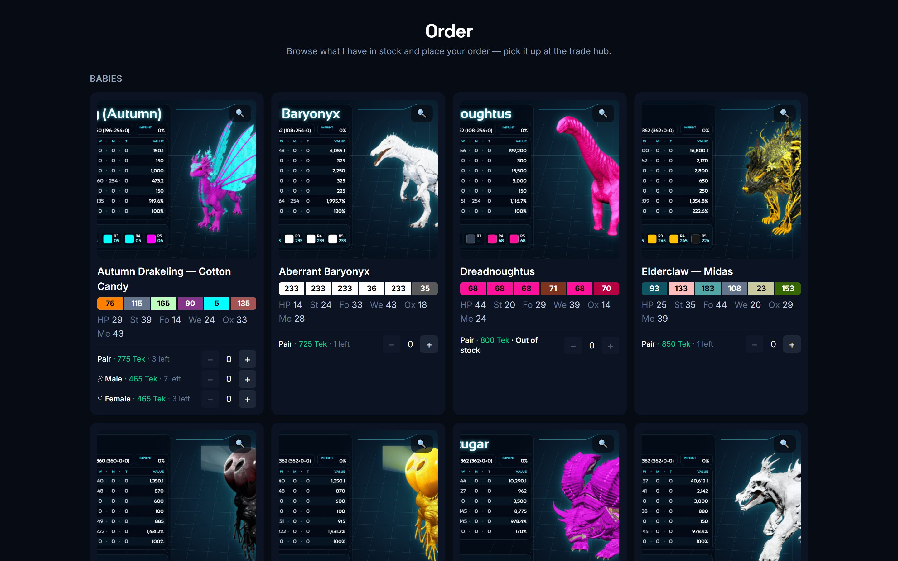 A live buyer-facing storefront